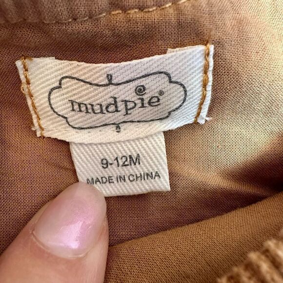 Mud Pie Brown Plaid Turkey One Piece - Picture 8 of 10